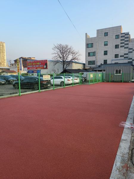 중앙시장 주차장 주차장 시공 현장